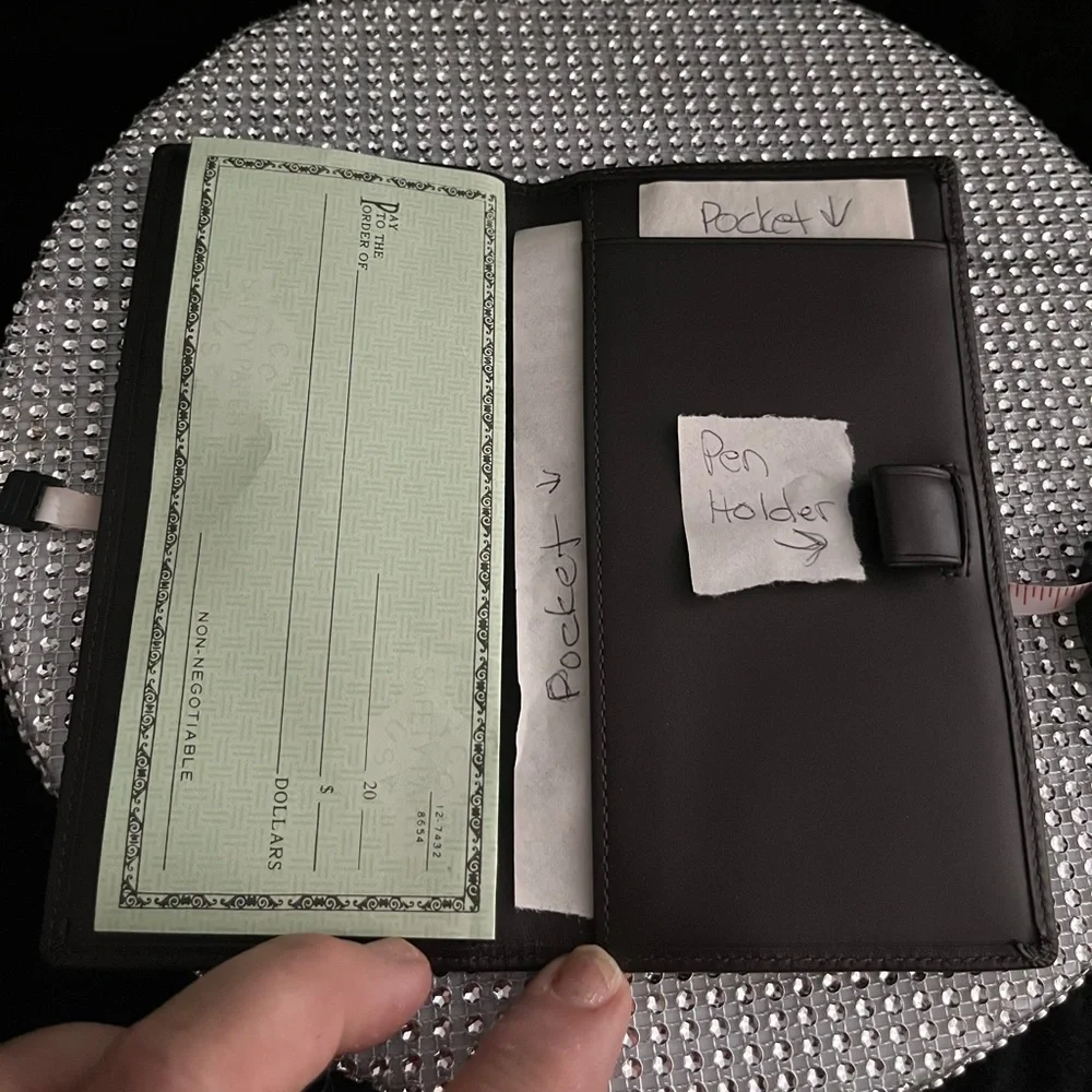 COACH NWOT Monogram Checkbook / Receipt Wallet - Picture 7 of 7